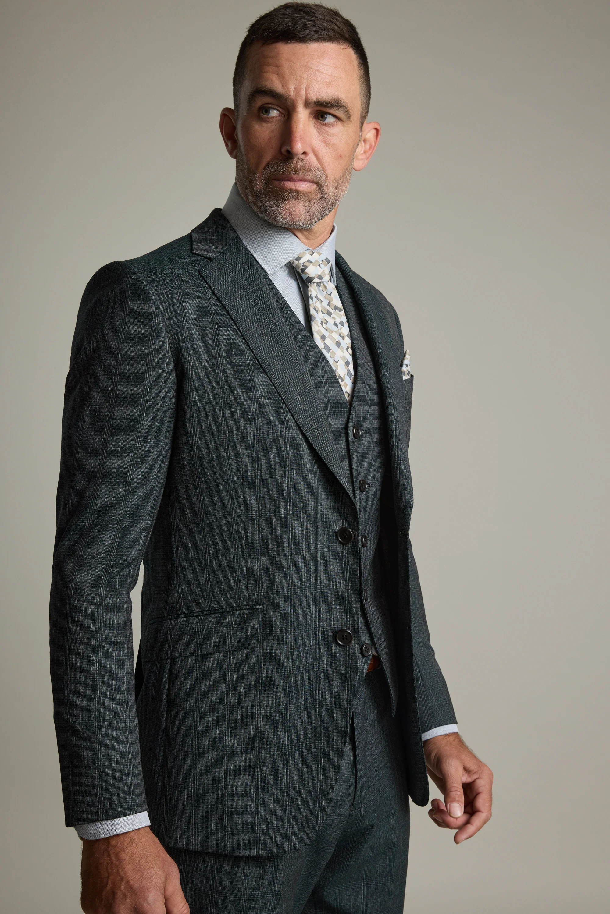 Anderson Check Suit Jacket - Image 5