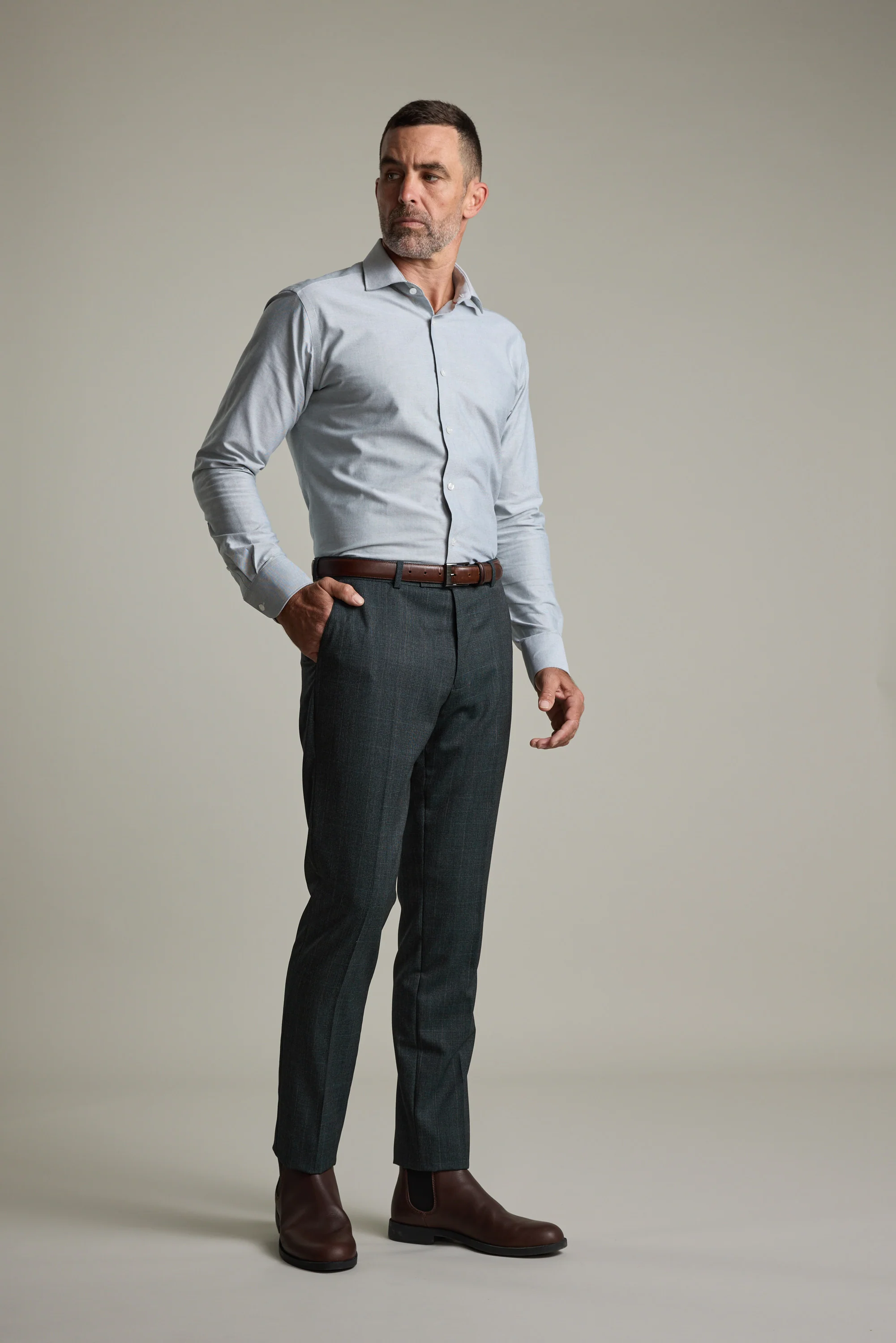 Anderson Check Suit Trouser