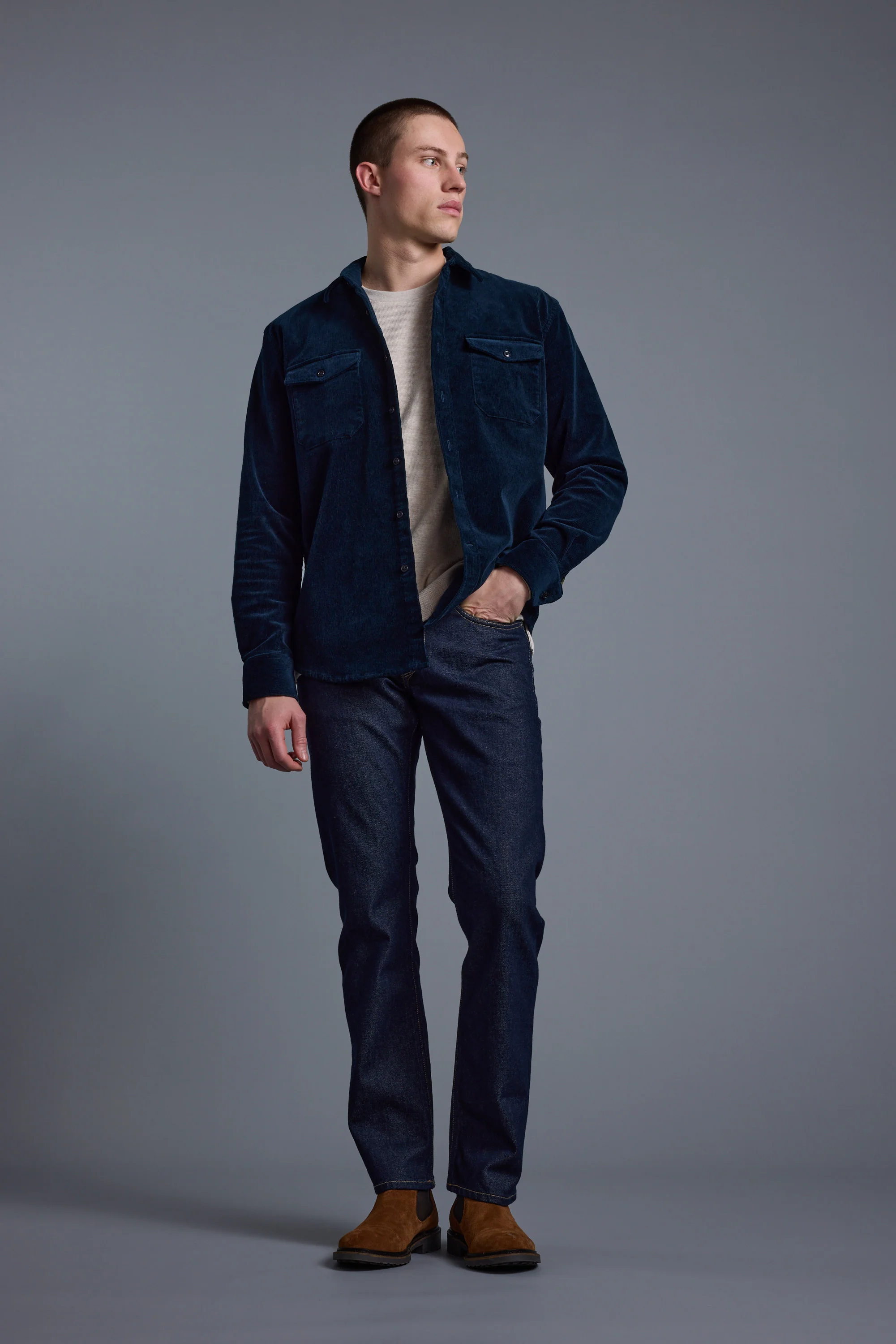 Arran Cord Overshirt