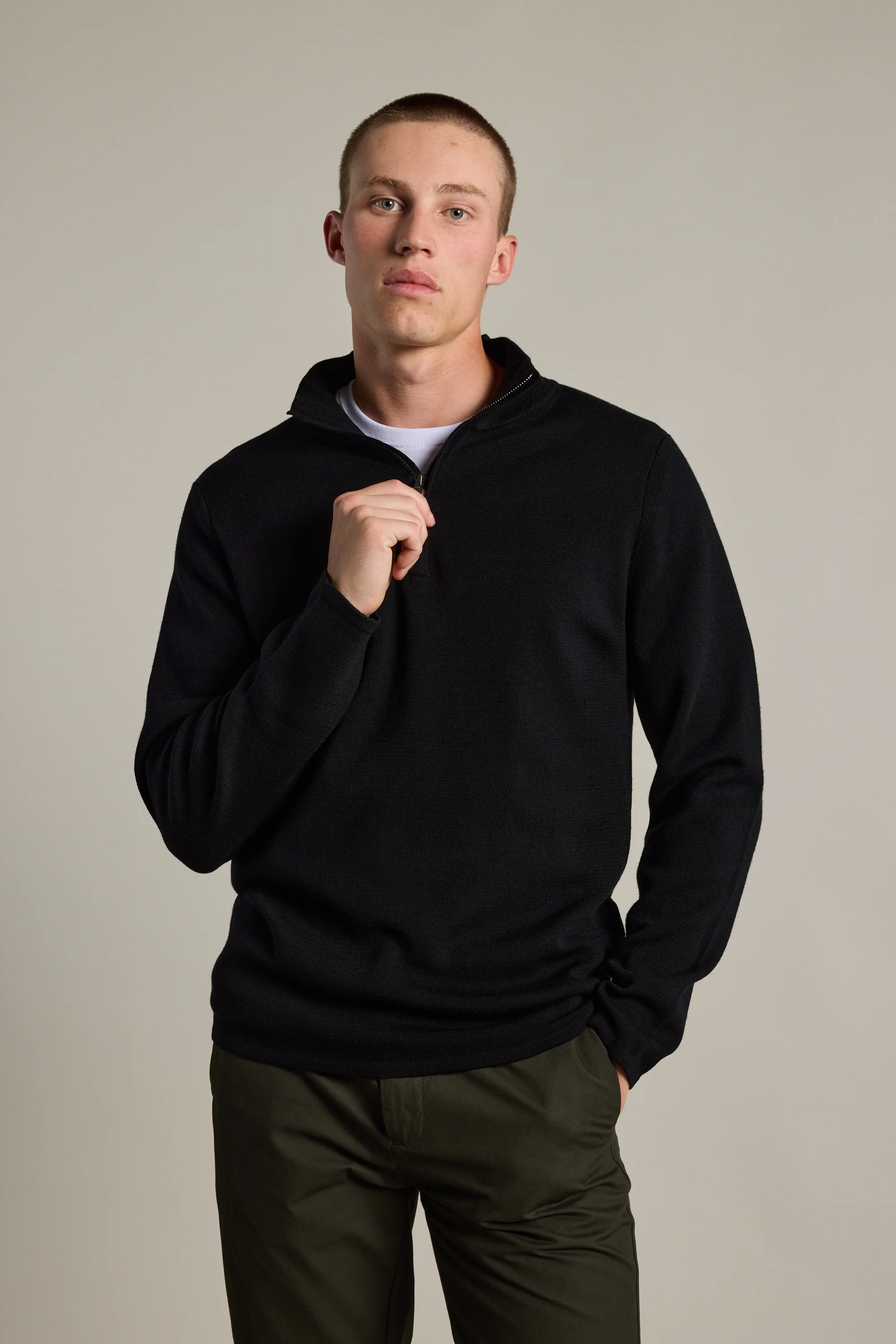 Brandon ZQRX Merino 1/4 Zip - Image 2