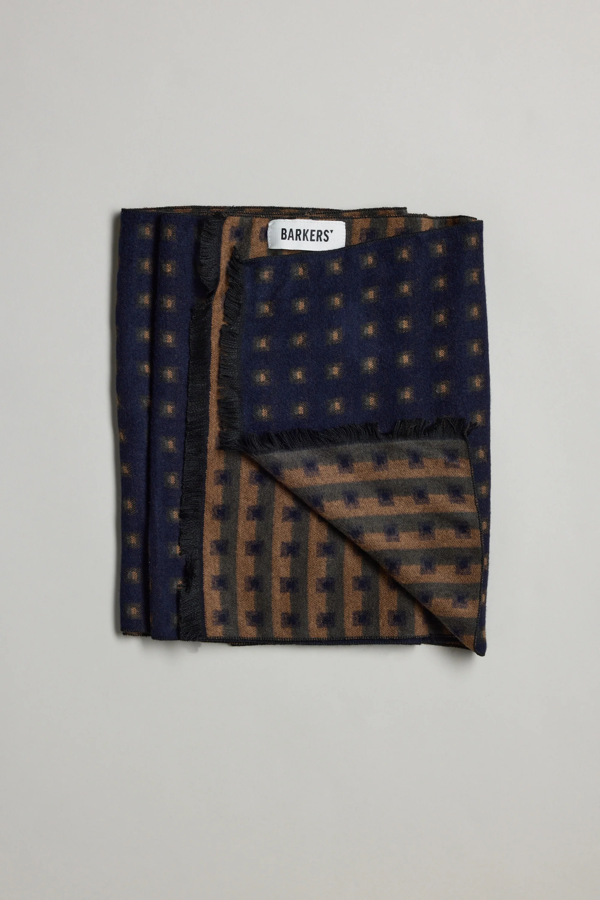 Desmond Check Rayon Scarf - Image 3