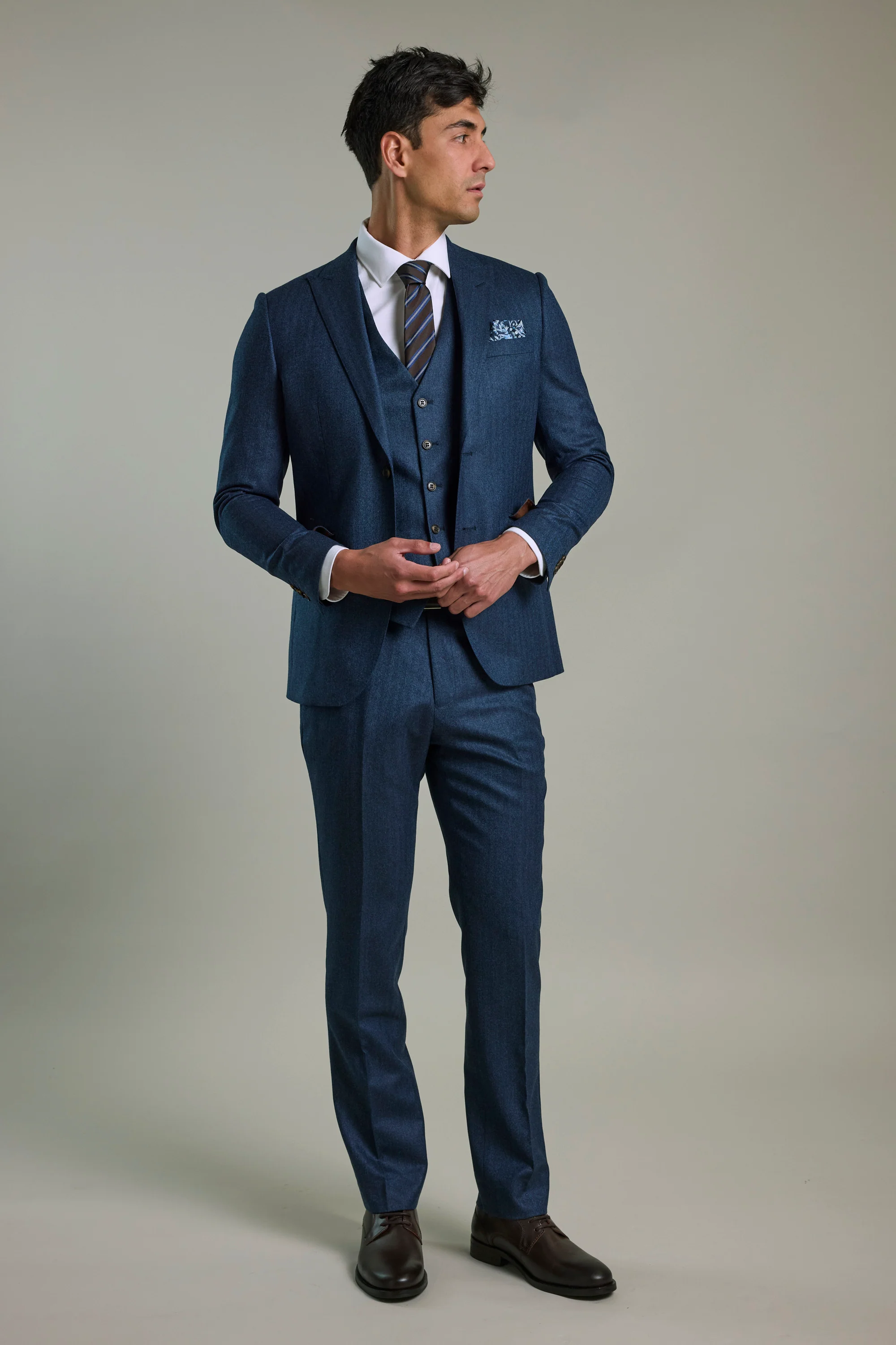 Hasting Herringbone Suit Trouser