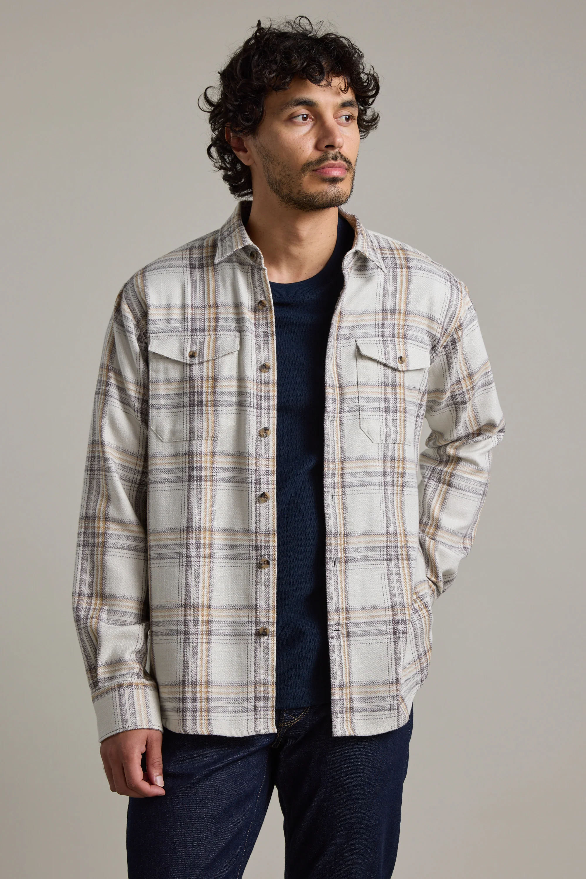 Johnnie Check Overshirt - Image 2