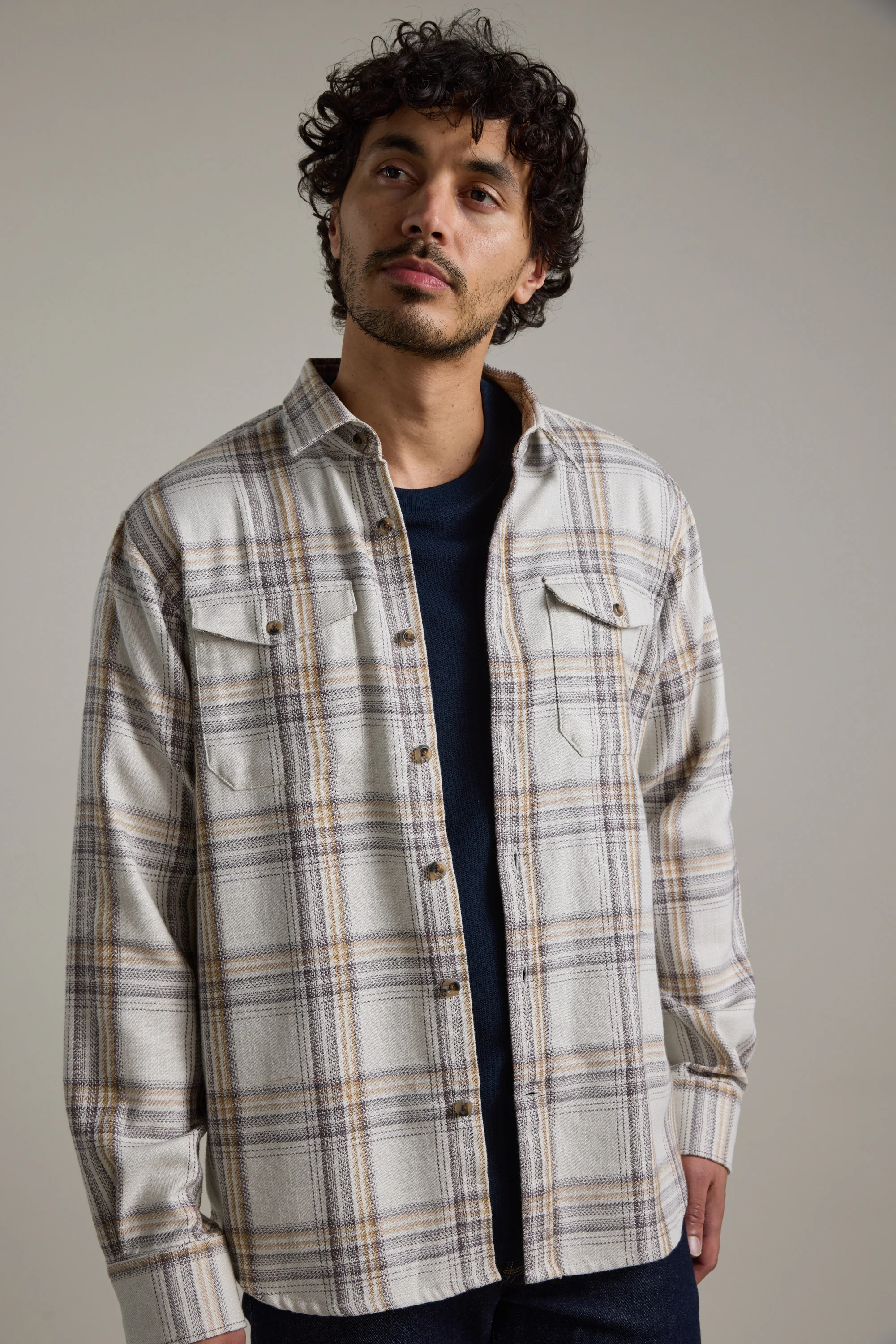 Johnnie Check Overshirt - Image 5