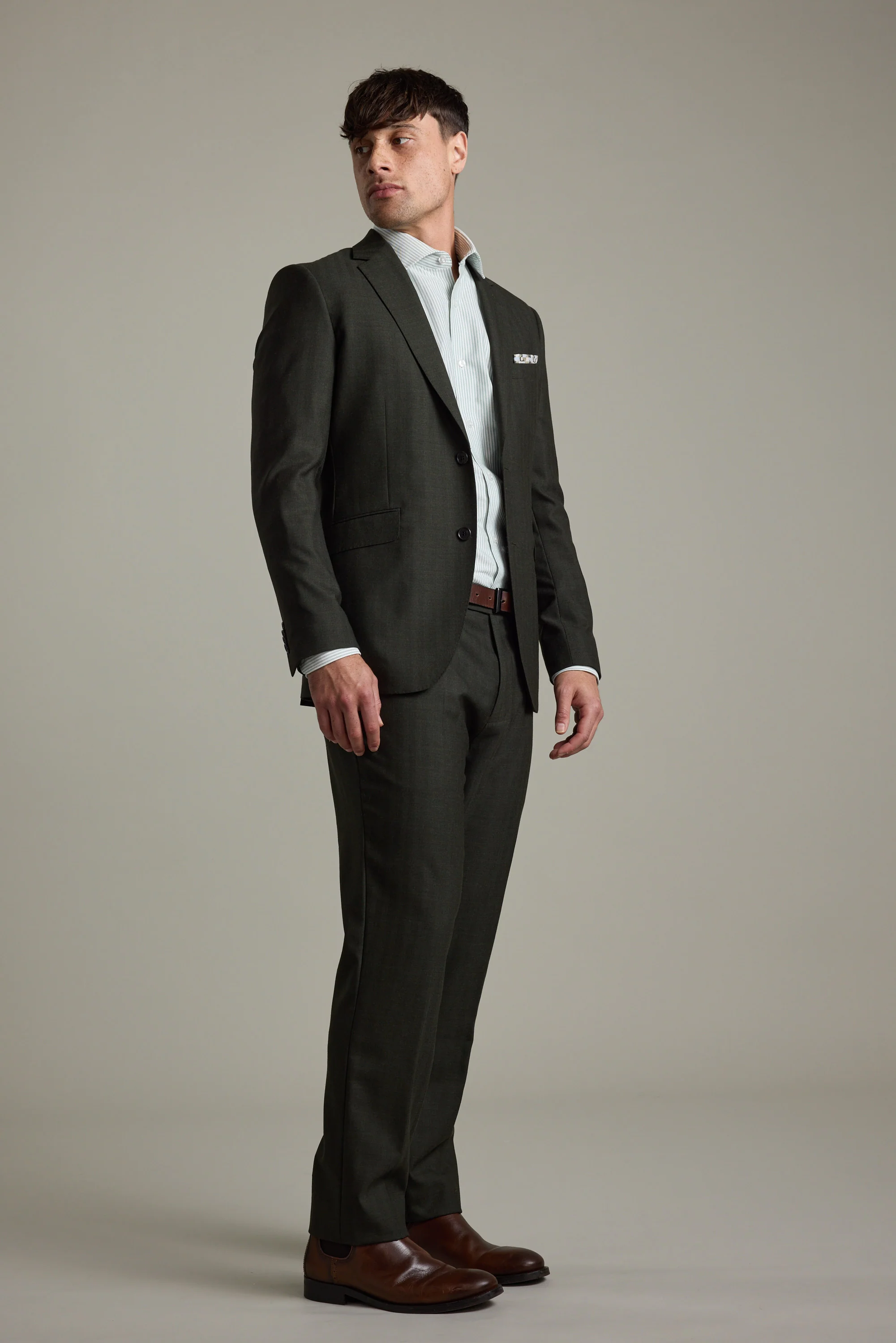 Johnston Herringbone Suit Trouser - Image 4