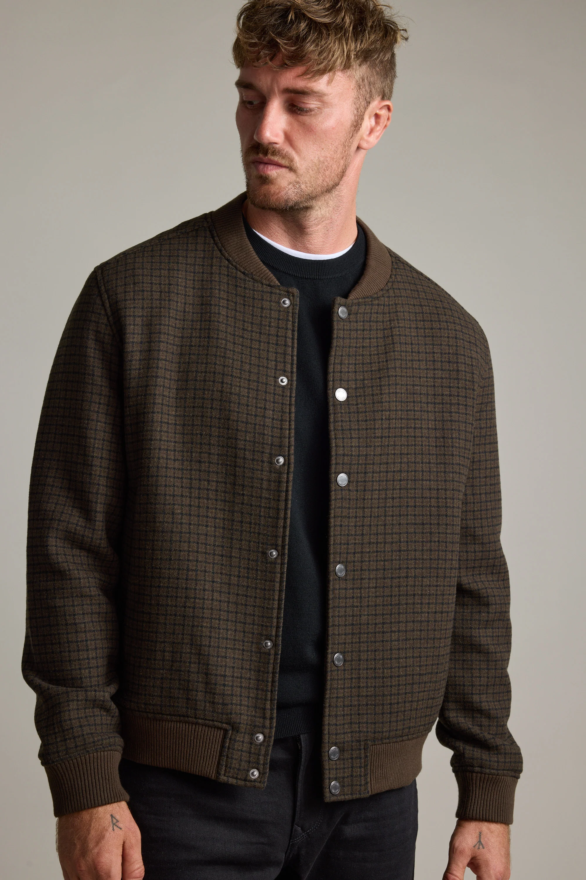 Leland Wool Bomber Jacket