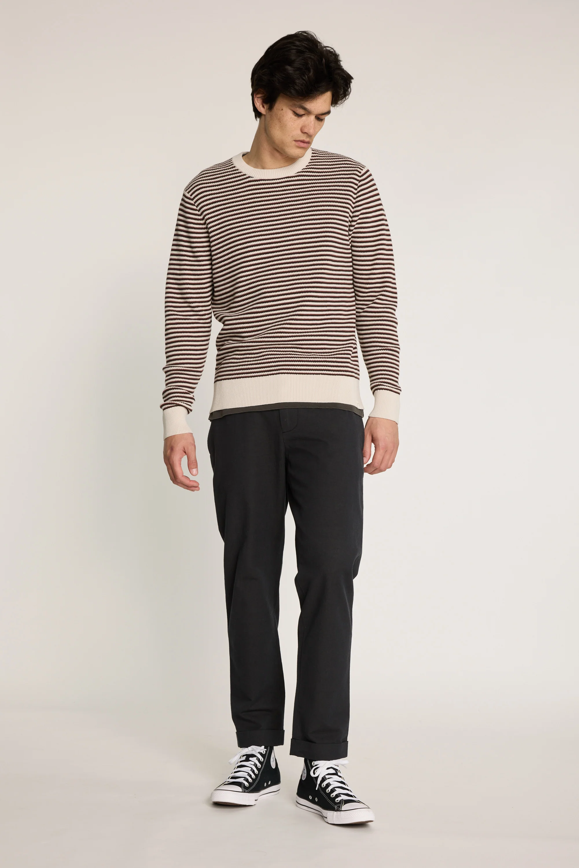 Mason Cotton Stripe Crew