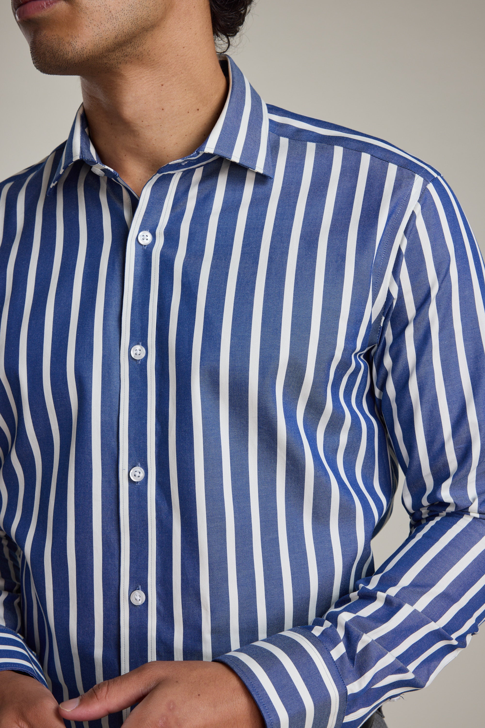 Nandas Stripe Business Shirt