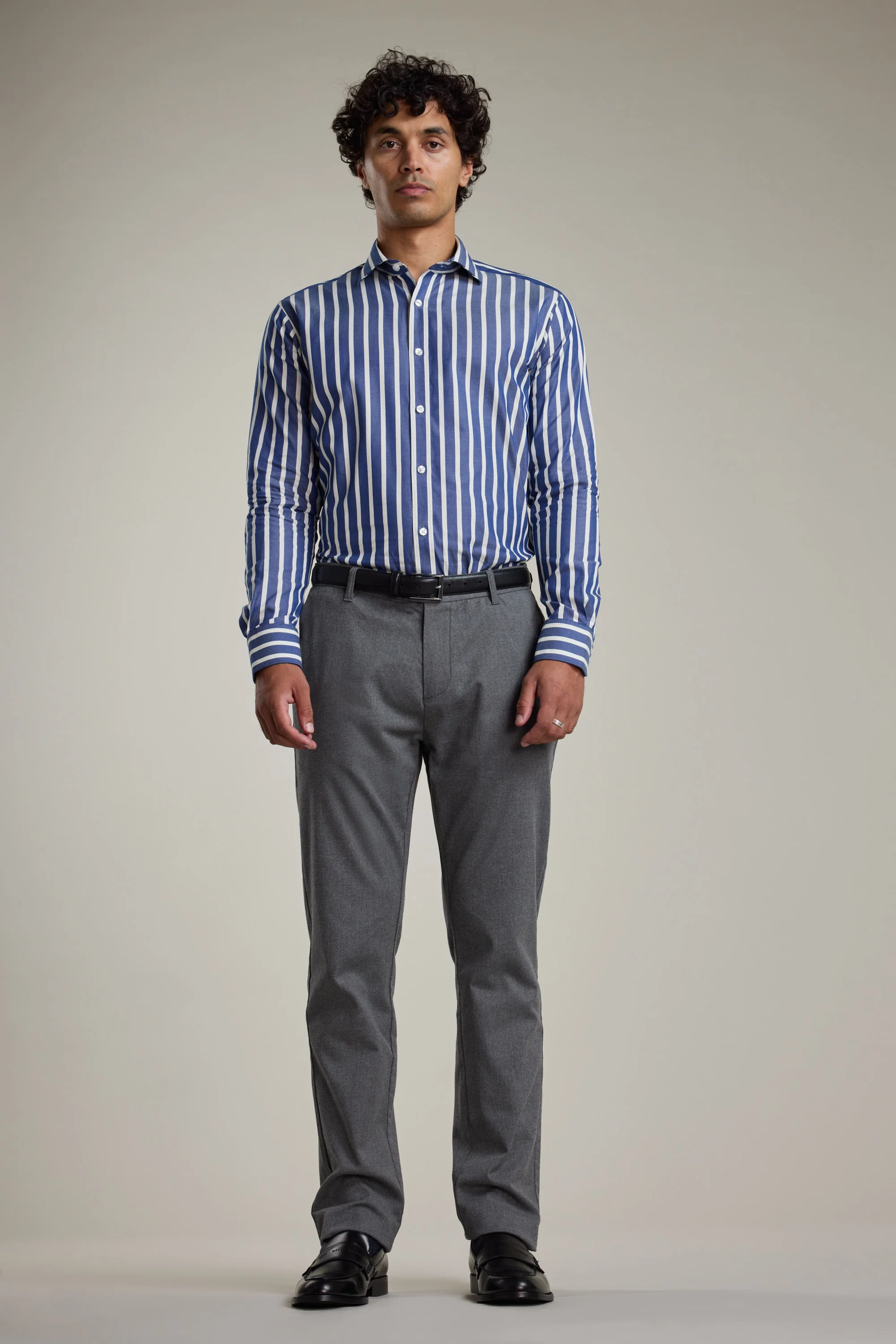 Nandas Stripe Business Shirt - Image 4