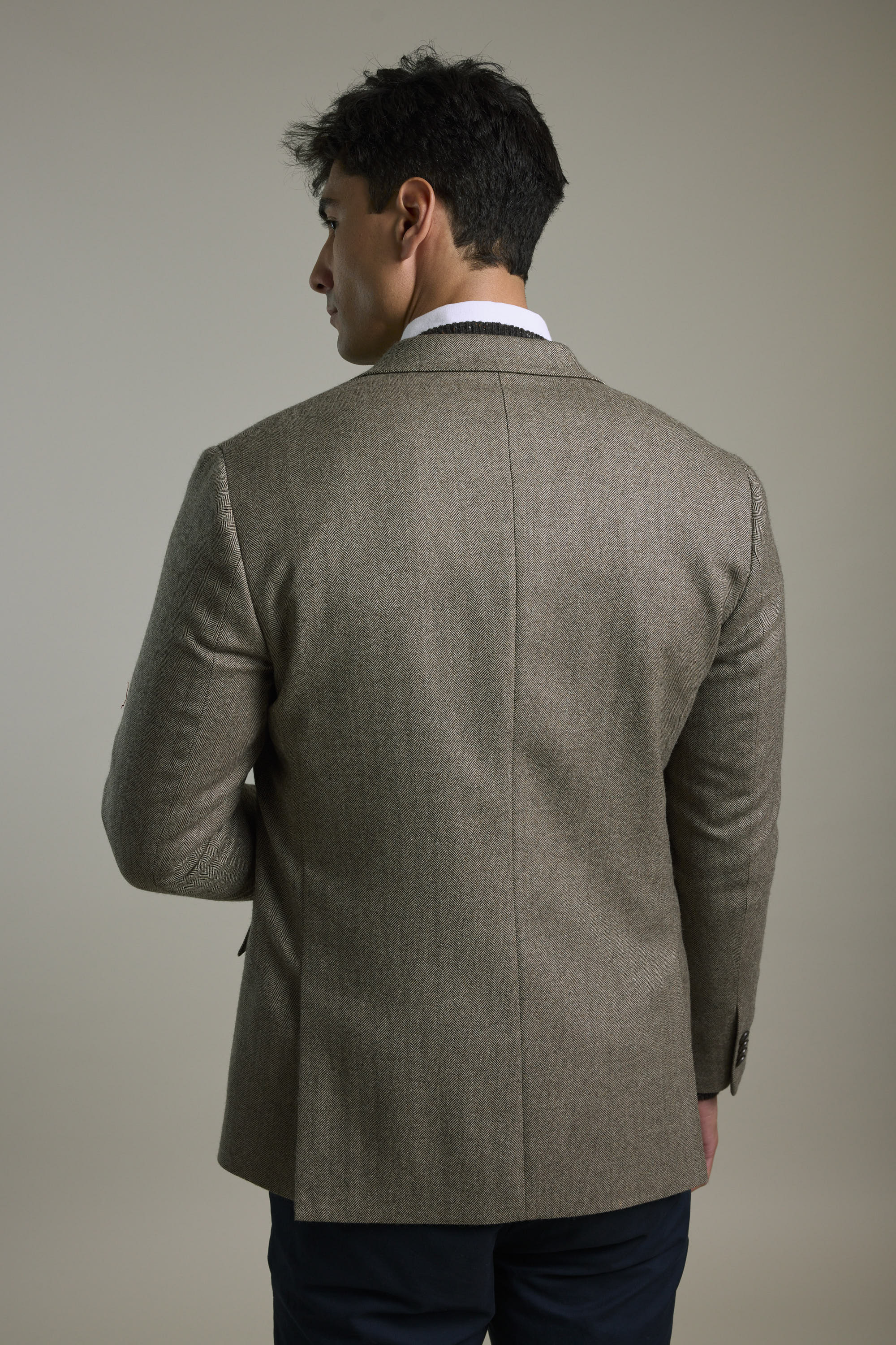 Owen Herringbone Blazer - Image 6
