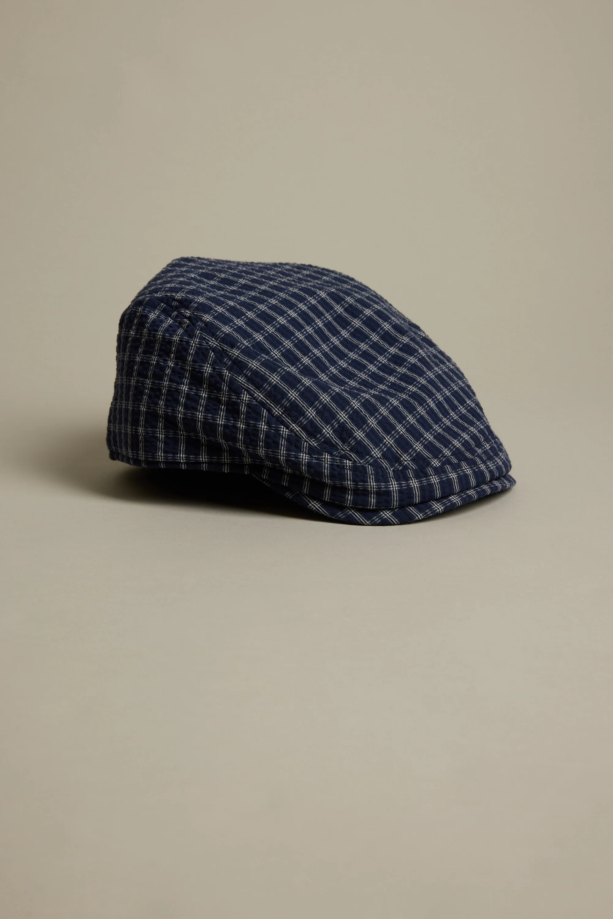 Pax Seersucker Flat Cap