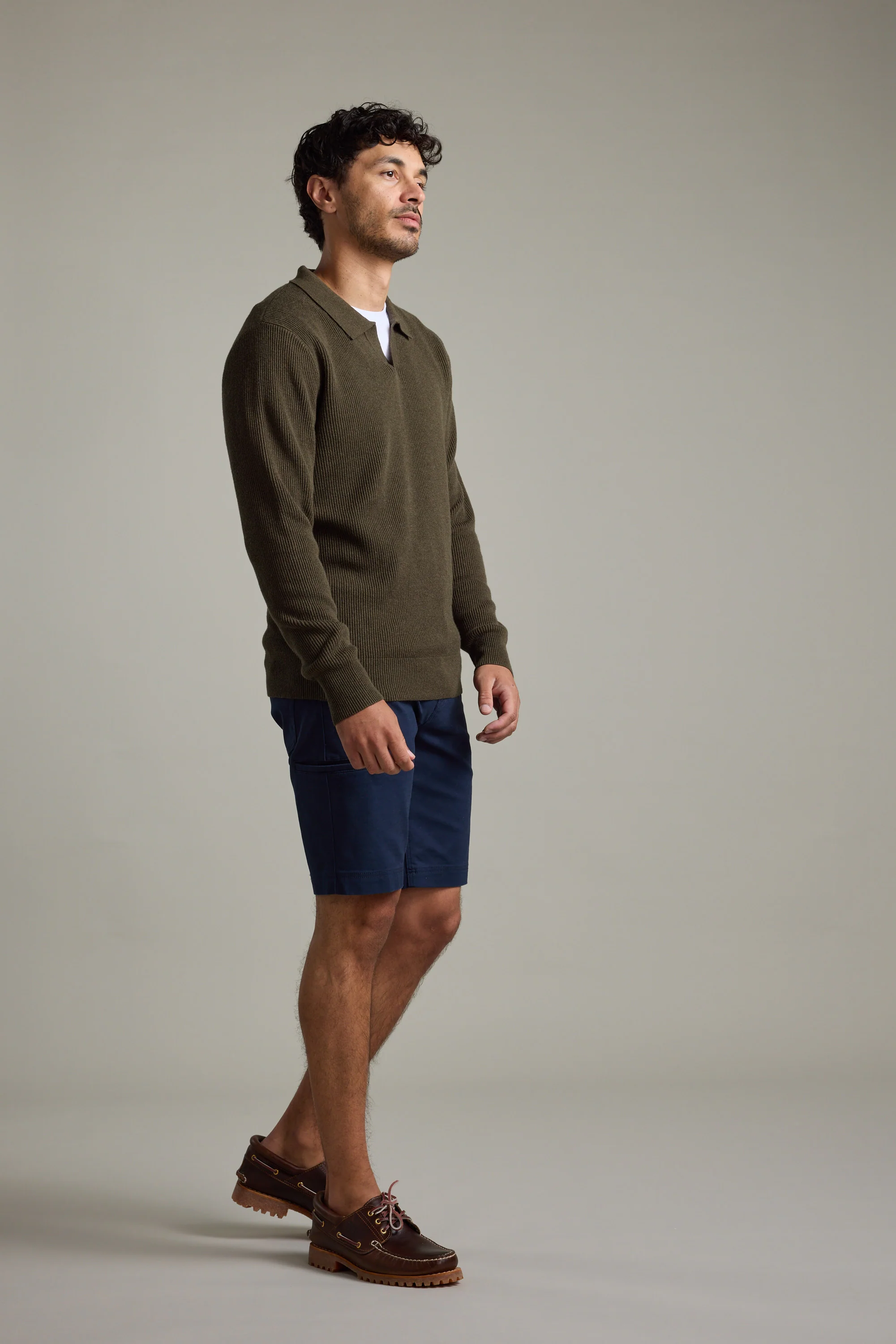 Terrace Long Sleeve Knit Polo - Image 2
