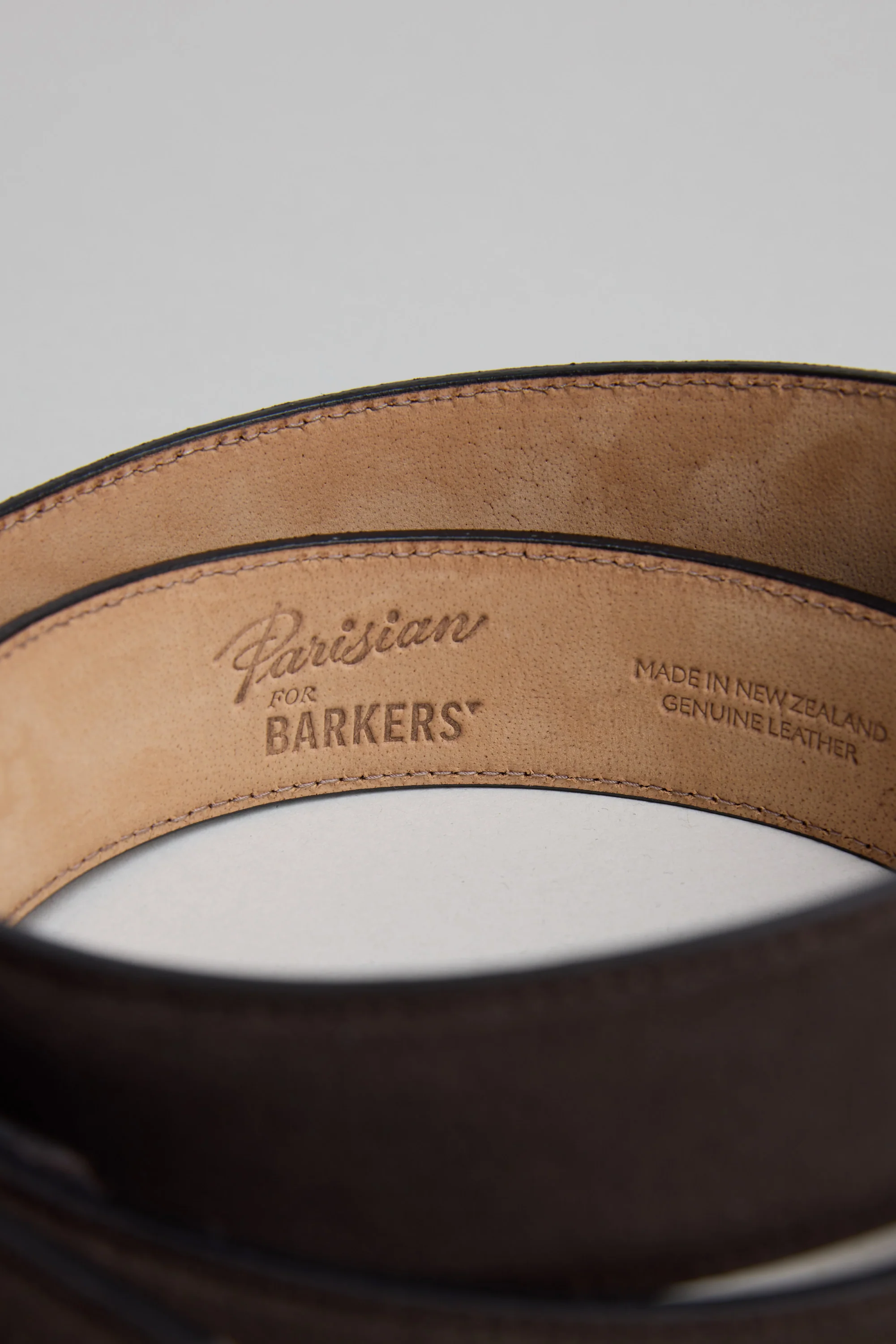 Parisian x Barkers Umbria Suede Belt - Image 2