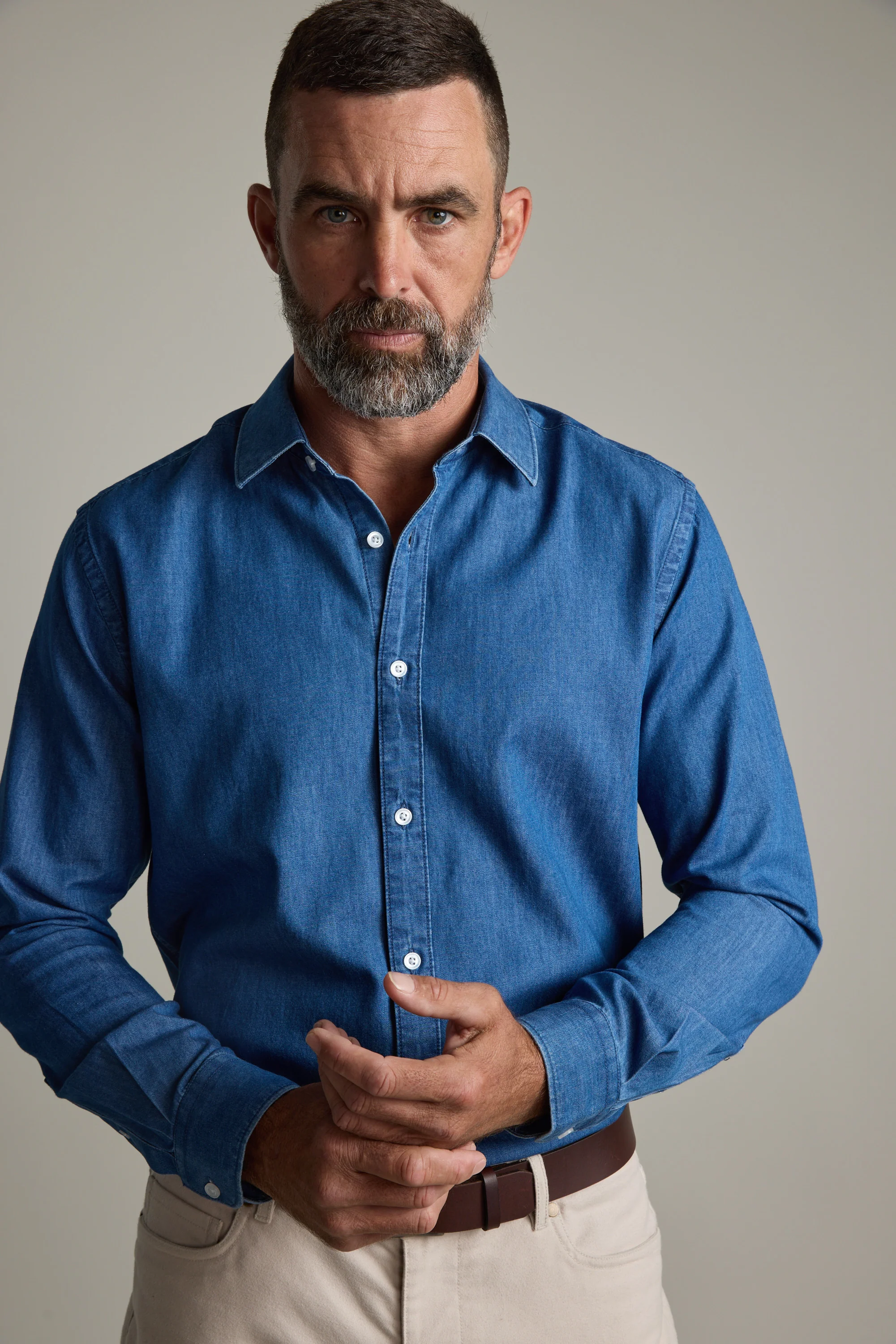 Wyatt Denim Business Shirt