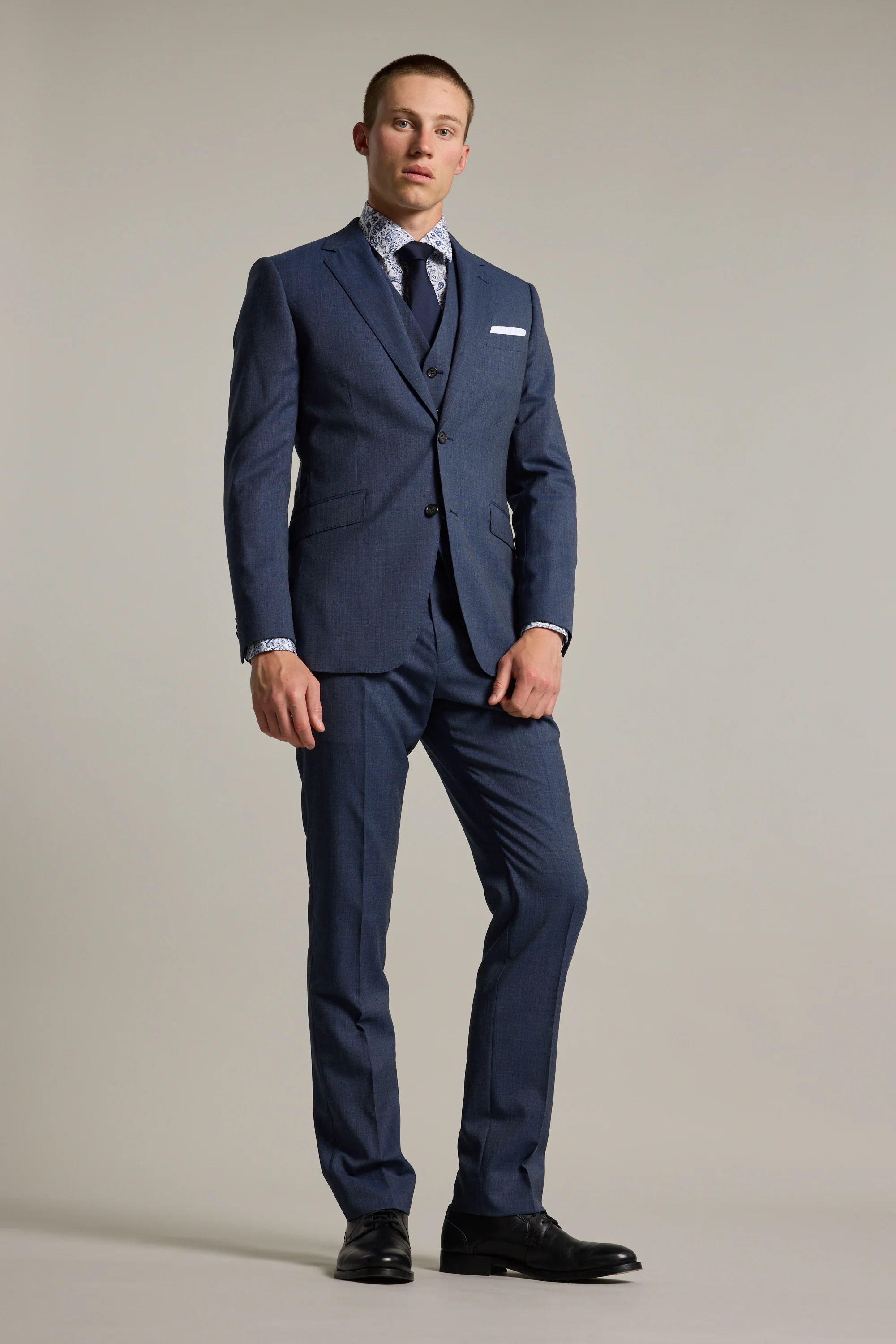 Yeaton Texture Suit Trouser